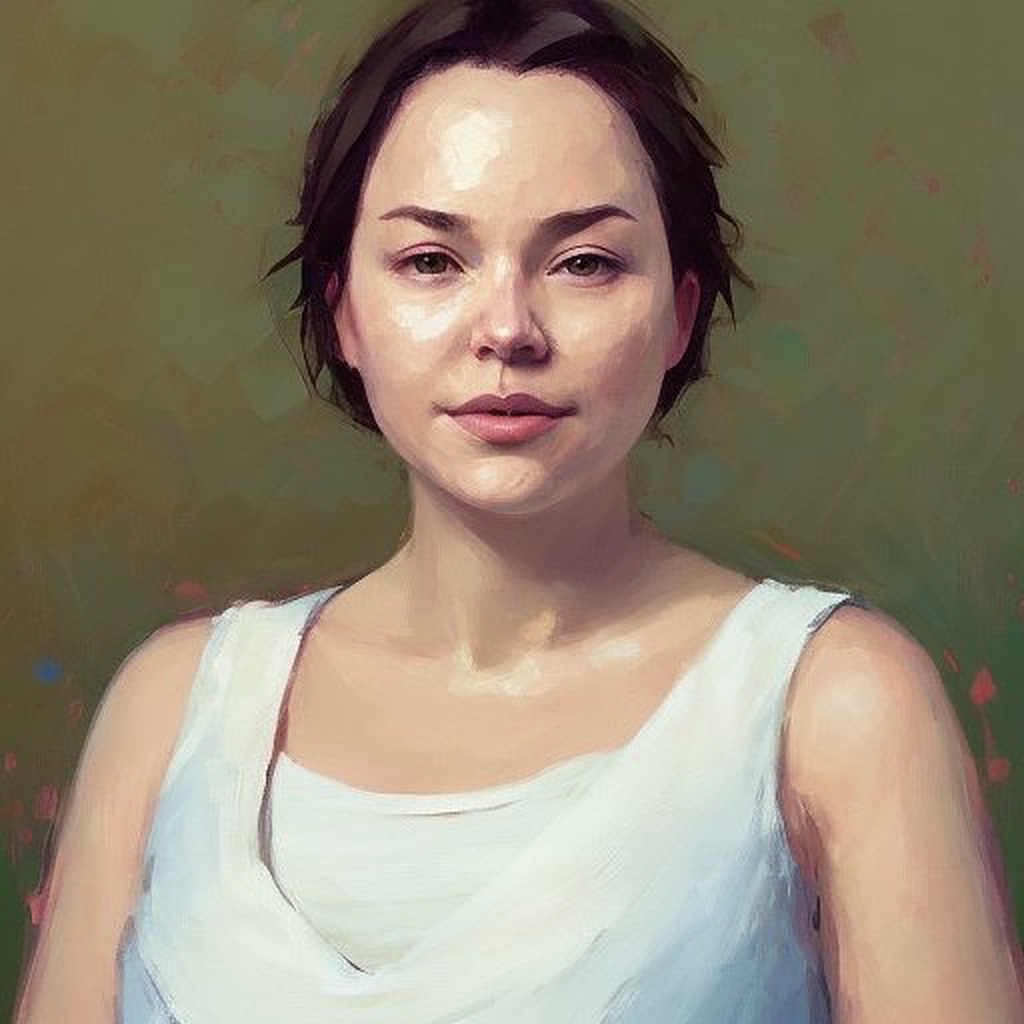 Digital AI-generated Painting of the Author